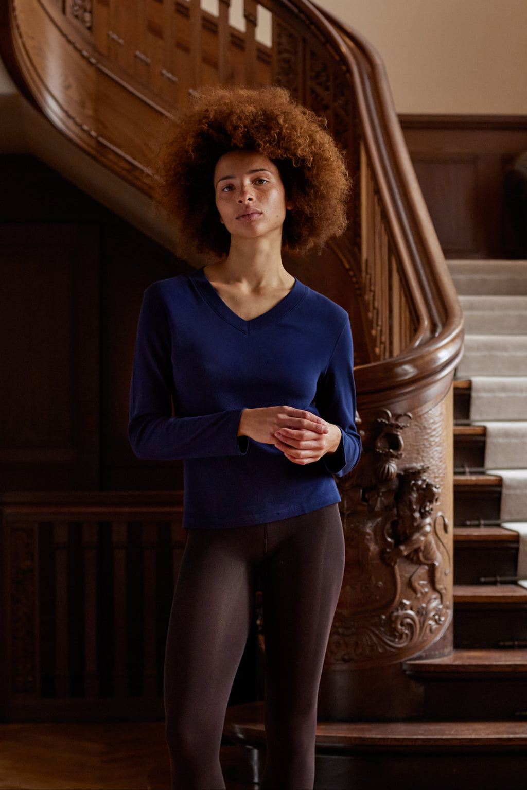 Valerie's V-Neck Long Sleeve Shirt