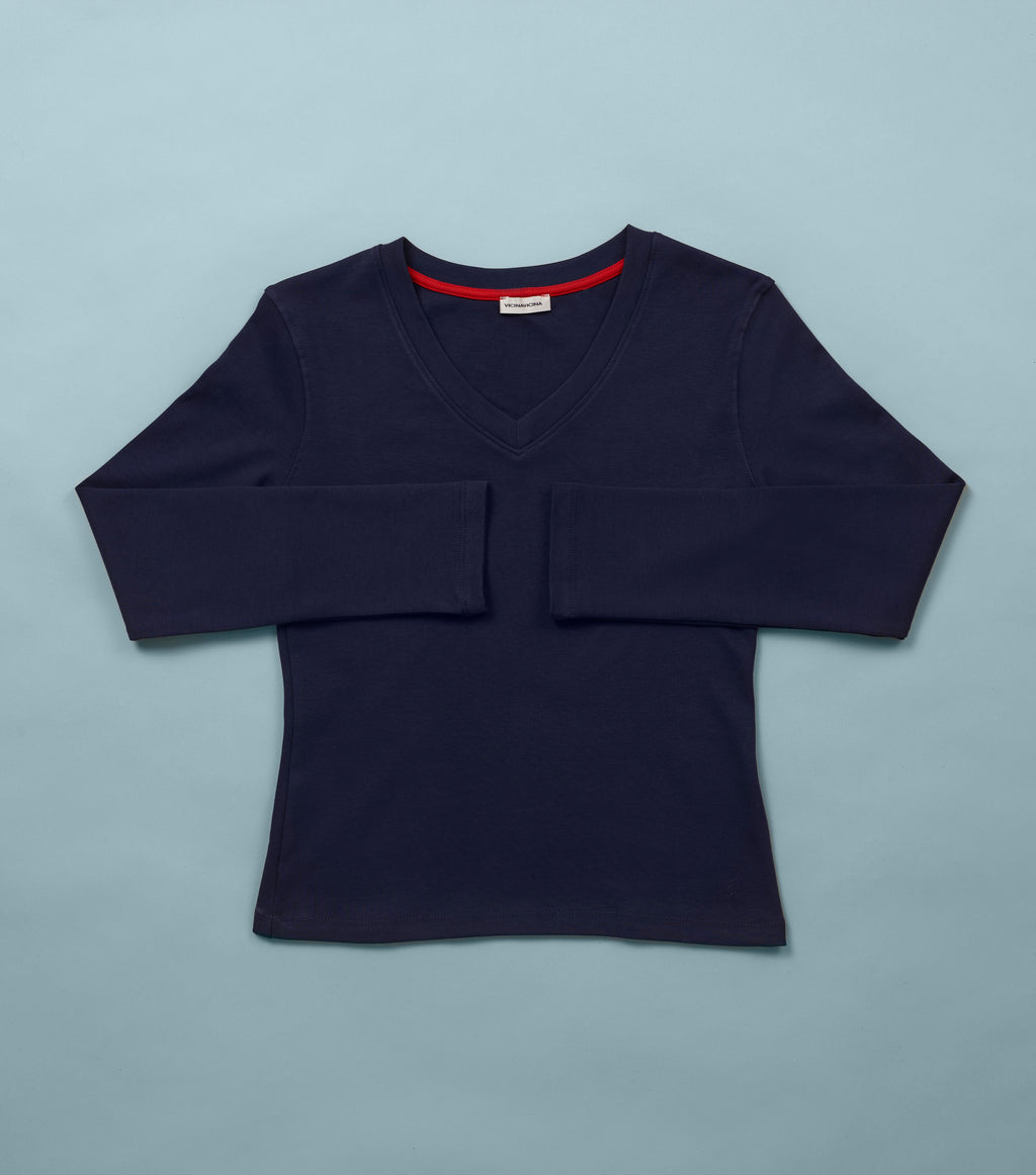 Valerie's V-Neck Long Sleeve Shirt